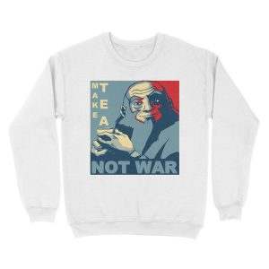 Alternative view of MAKE TEA NOT WAR Unisex Crewneck Sweatshirt