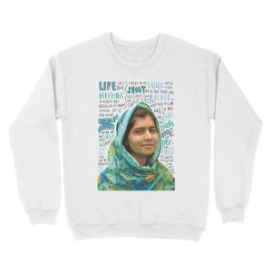 Alternative view of Malala Yousafzai Unisex Crewneck Sweatshirt