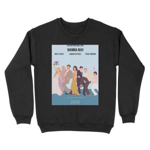 Mamma Mia! Minimalist Movie Unisex Crewneck Sweatshirt