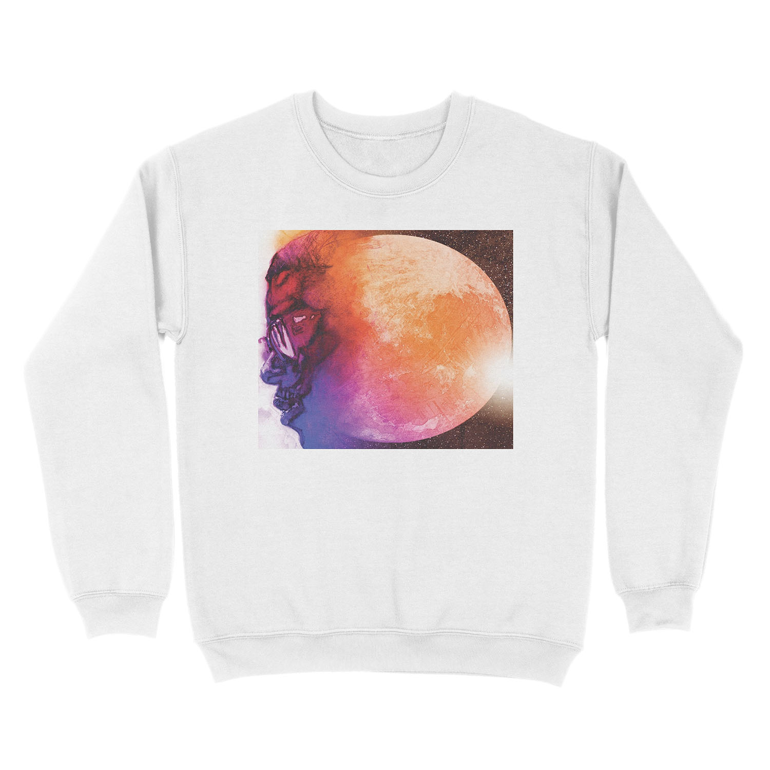MAN ON THE MOON ALBUM COVER Unisex Crewneck Sweatshirt - Image 2