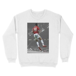 Alternative view of Manchester United's Marcus Rashford 19 Unisex Crewneck Sweatshirt