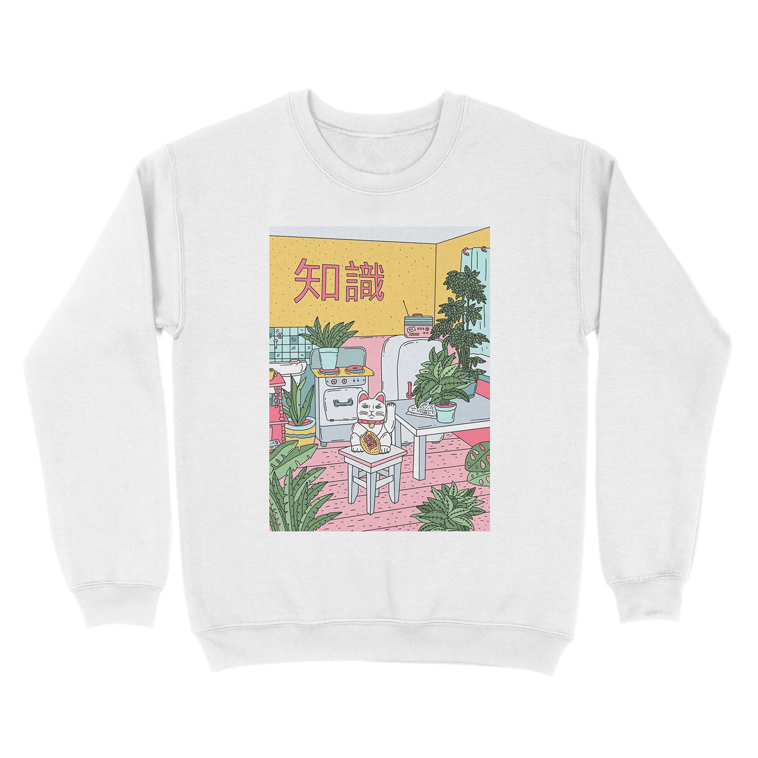 Maneki Plants Unisex Crewneck Sweatshirt - Image 2