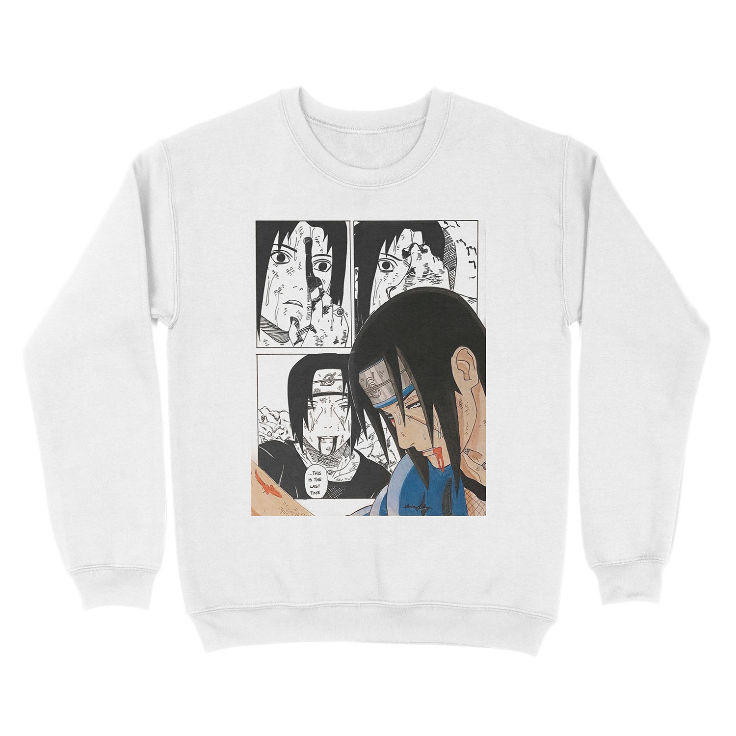 MANGA DRAWING B1 Unisex Crewneck Sweatshirt - Image 2