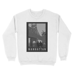 Alternative view of Manhattan Movie Artwork Unisex Crewneck Sweatshirt