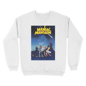 Alternative view of Maniac Mansion Unisex Crewneck Sweatshirt