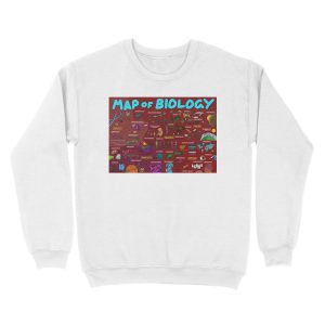 Alternative view of Map of Biology Unisex Crewneck Sweatshirt