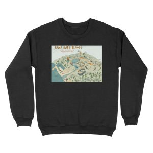 Map of Camp Half Blood Unisex Crewneck Sweatshirt