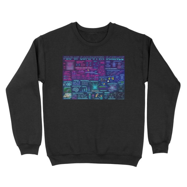 Map of Computer Science Unisex Crewneck Sweatshirt