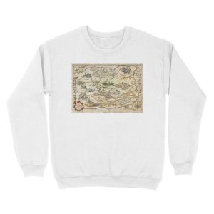 Alternative view of Map of OZ Unisex Crewneck Sweatshirt
