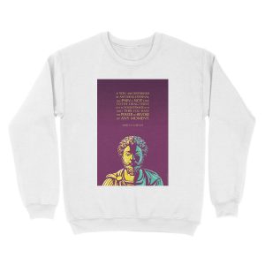 Alternative view of Marcus Aurelius quote: The Power to Revoke Unisex Crewneck Sweatshirt