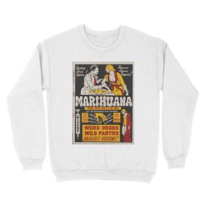 Alternative view of Marihuana Unisex Crewneck Sweatshirt