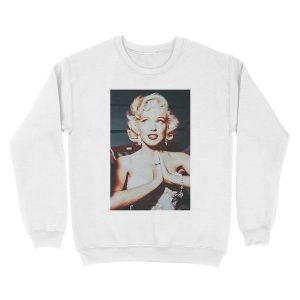 Alternative view of Marilyn Monroe in Praying Pose Unisex Crewneck Sweatshirt