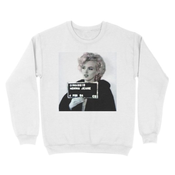 Marilyn Monroe's mugshot Unisex Crewneck Sweatshirt - Image 2