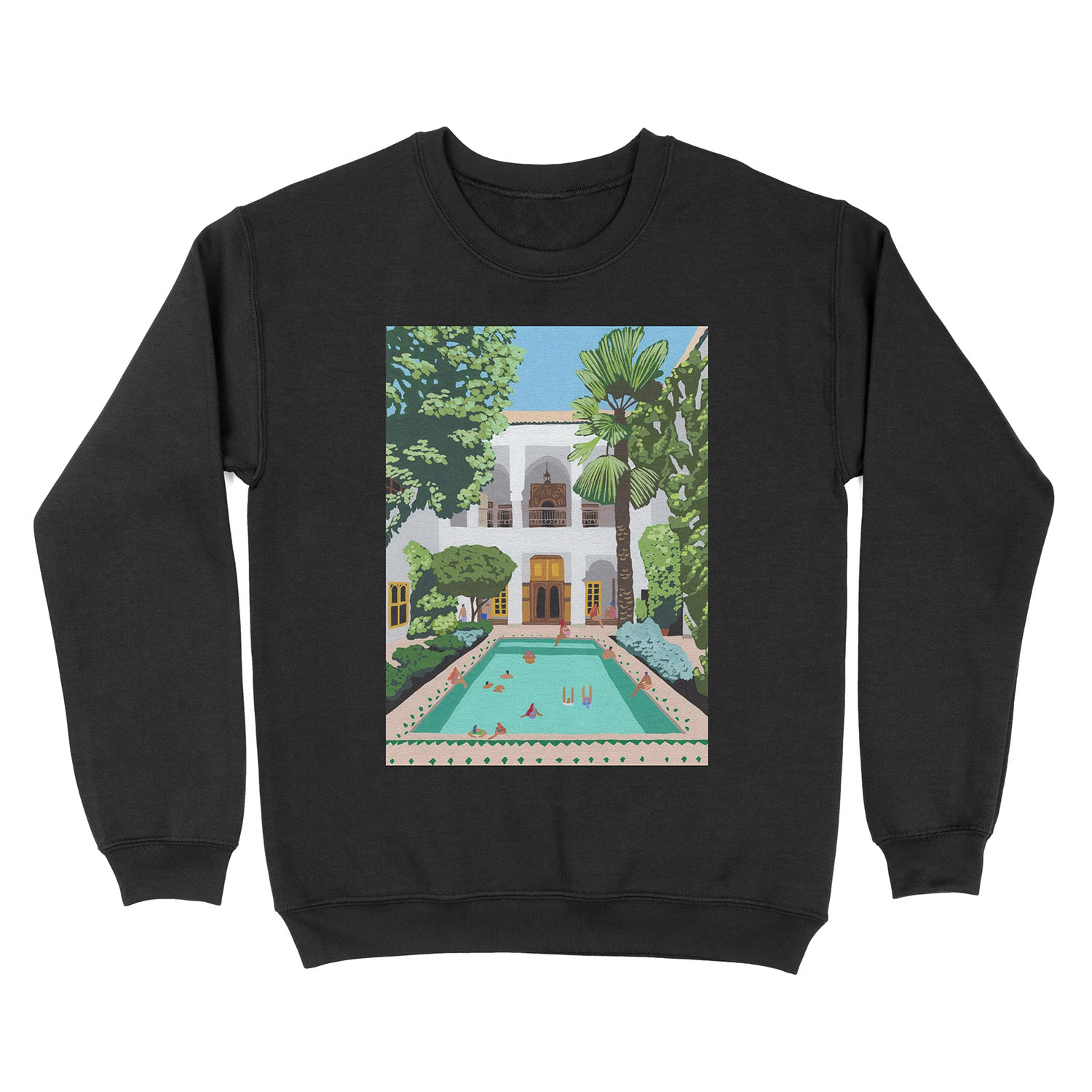 Marrakech Riad Unisex Crewneck Sweatshirt