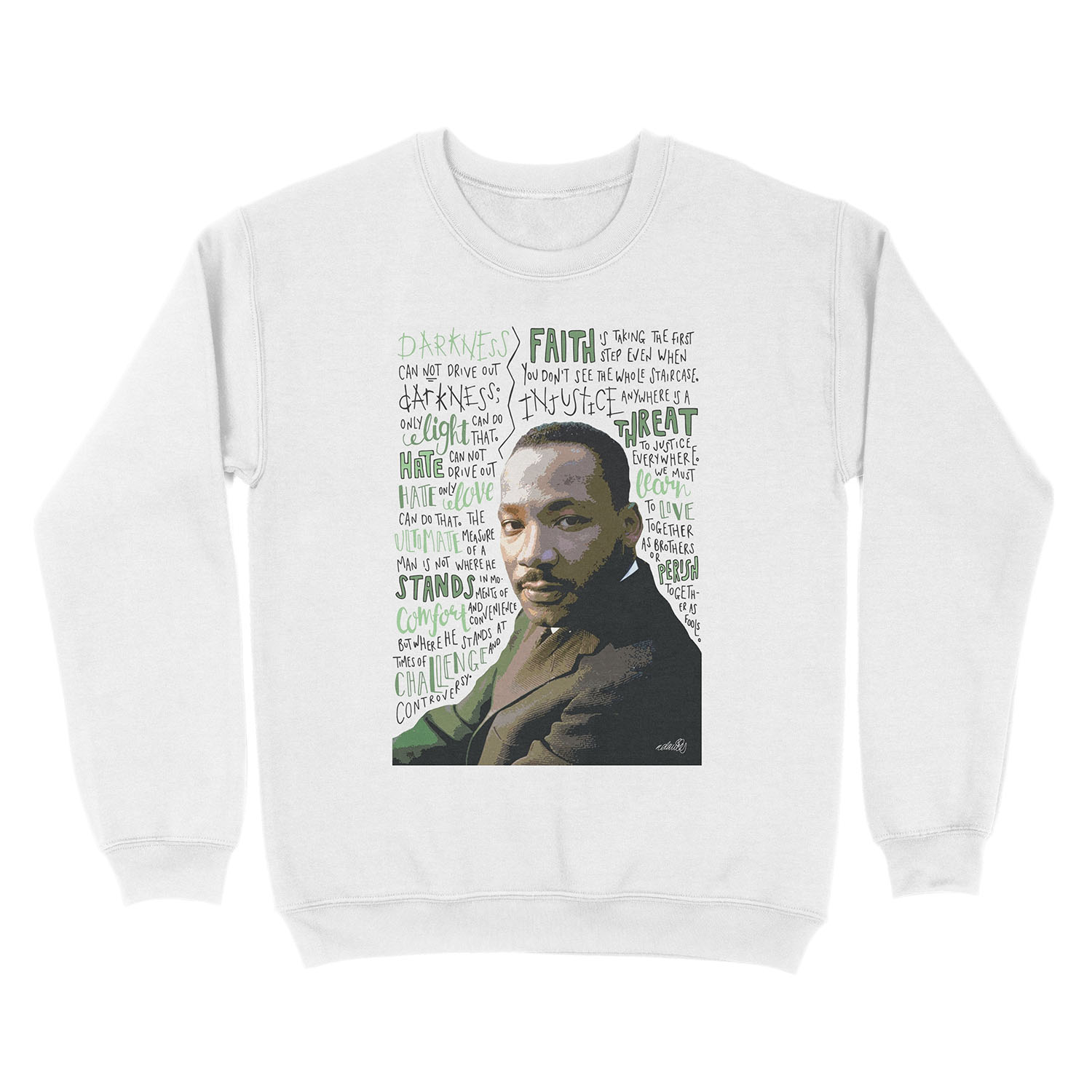 Martin Luther King Unisex Crewneck Sweatshirt - Image 2