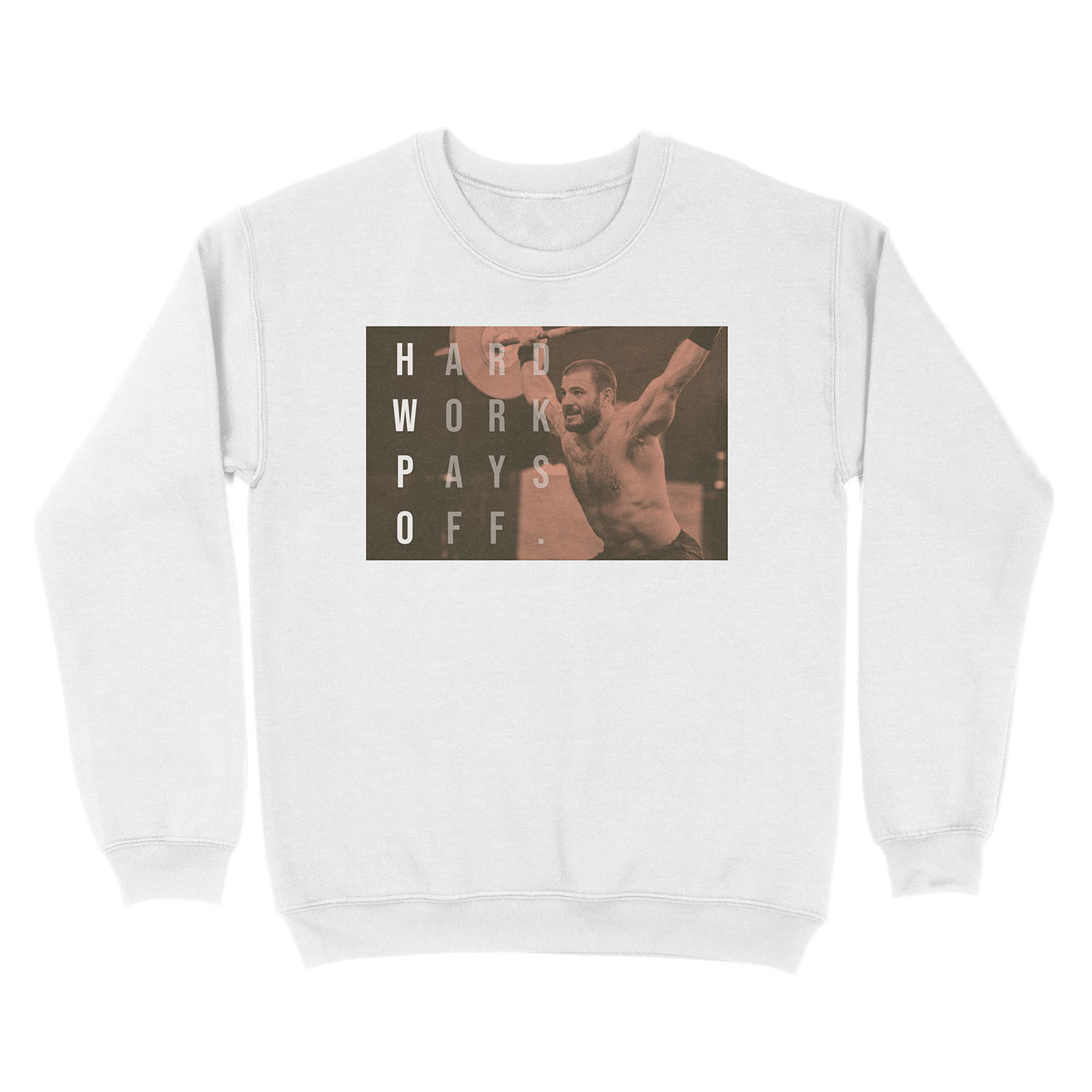 Mat Fraser - Cross - Hard Work Pays Off - HWPO Unisex Crewneck Sweatshirt - Image 2