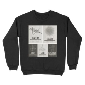 Mathematicians Mosiac Unisex Crewneck Sweatshirt