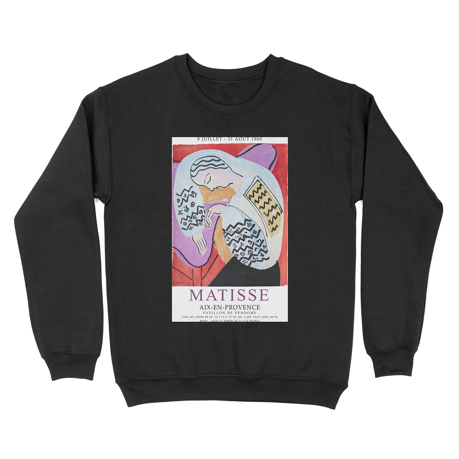 Matisse Exhibition - Aix-en-Provence - The Dream Artwork Unisex Crewneck Sweatshirt
