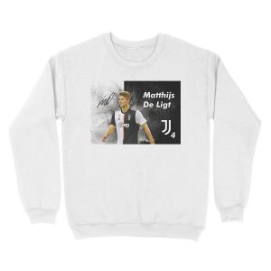 Alternative view of Matthijs De Ligt Football Unisex Crewneck Sweatshirt
