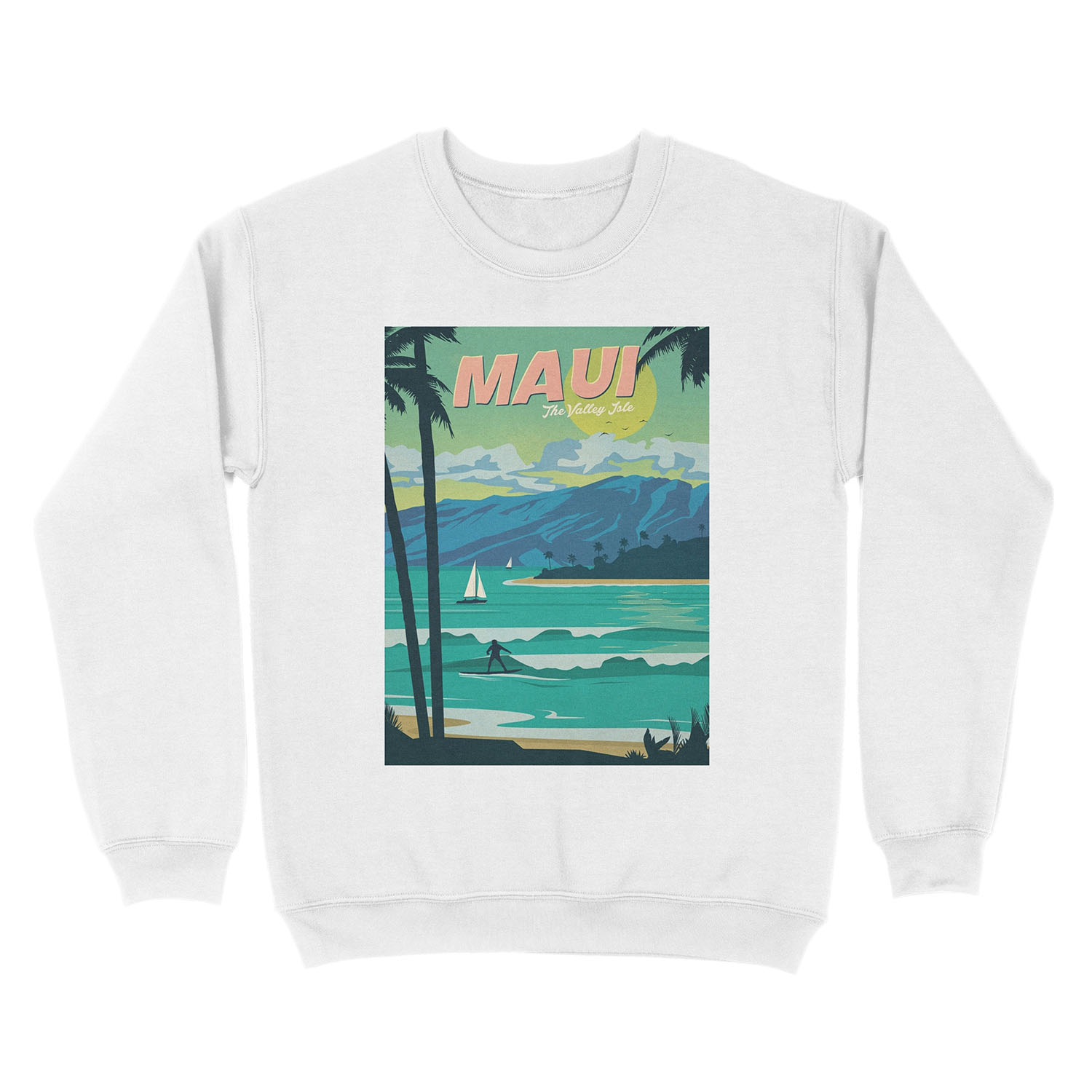 Maui Unisex Crewneck Sweatshirt - Image 2