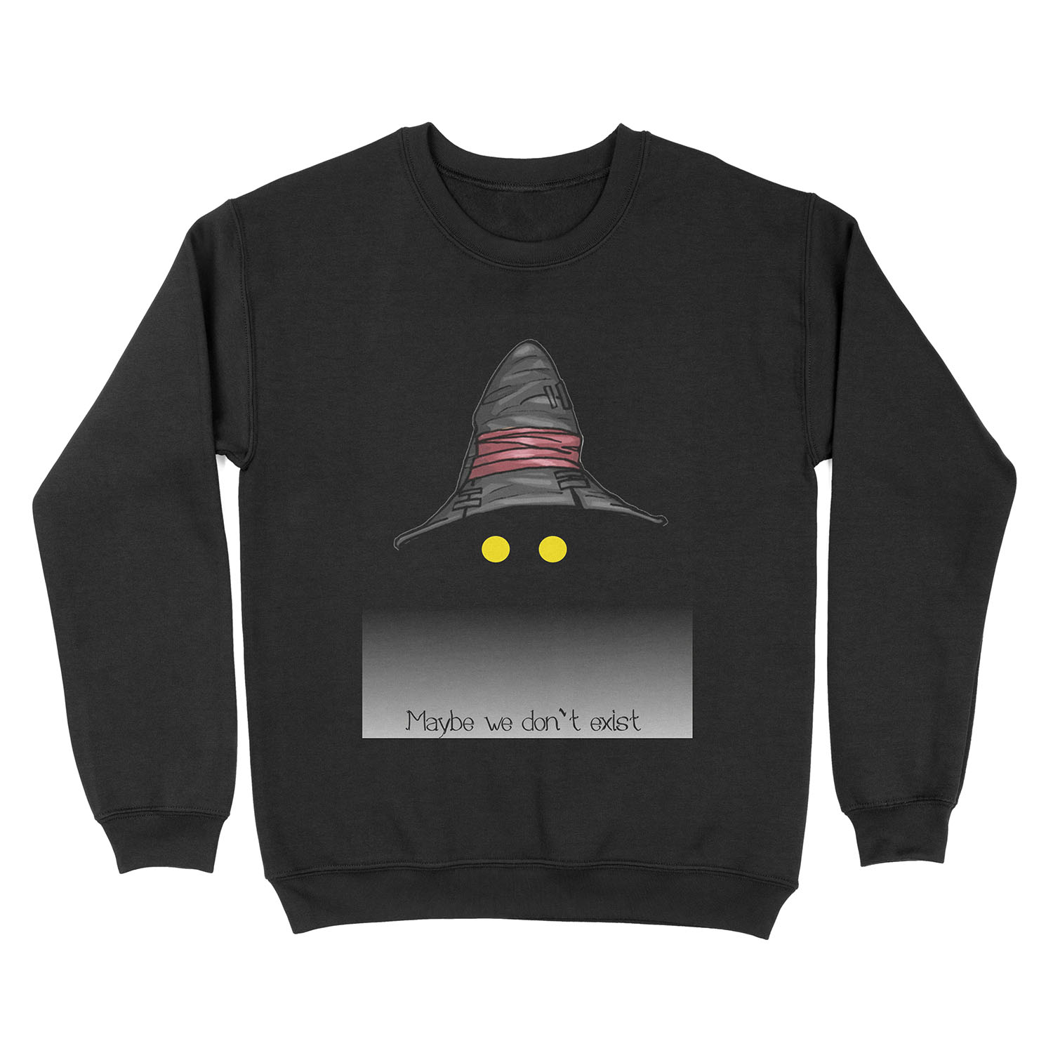Maybe We Don't Exist - Final Fantasy IX (Vivi) Unisex Crewneck Sweatshirt