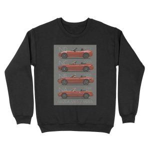 Mazda MX-5 evolution Unisex Crewneck Sweatshirt