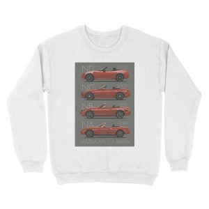 Alternative view of Mazda MX-5 evolution Unisex Crewneck Sweatshirt