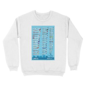 Alternative view of McCarran Airport Winter 2016 Unisex Crewneck Sweatshirt