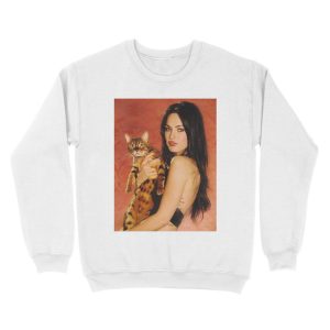 Alternative view of Megan Fox Unisex Crewneck Sweatshirt