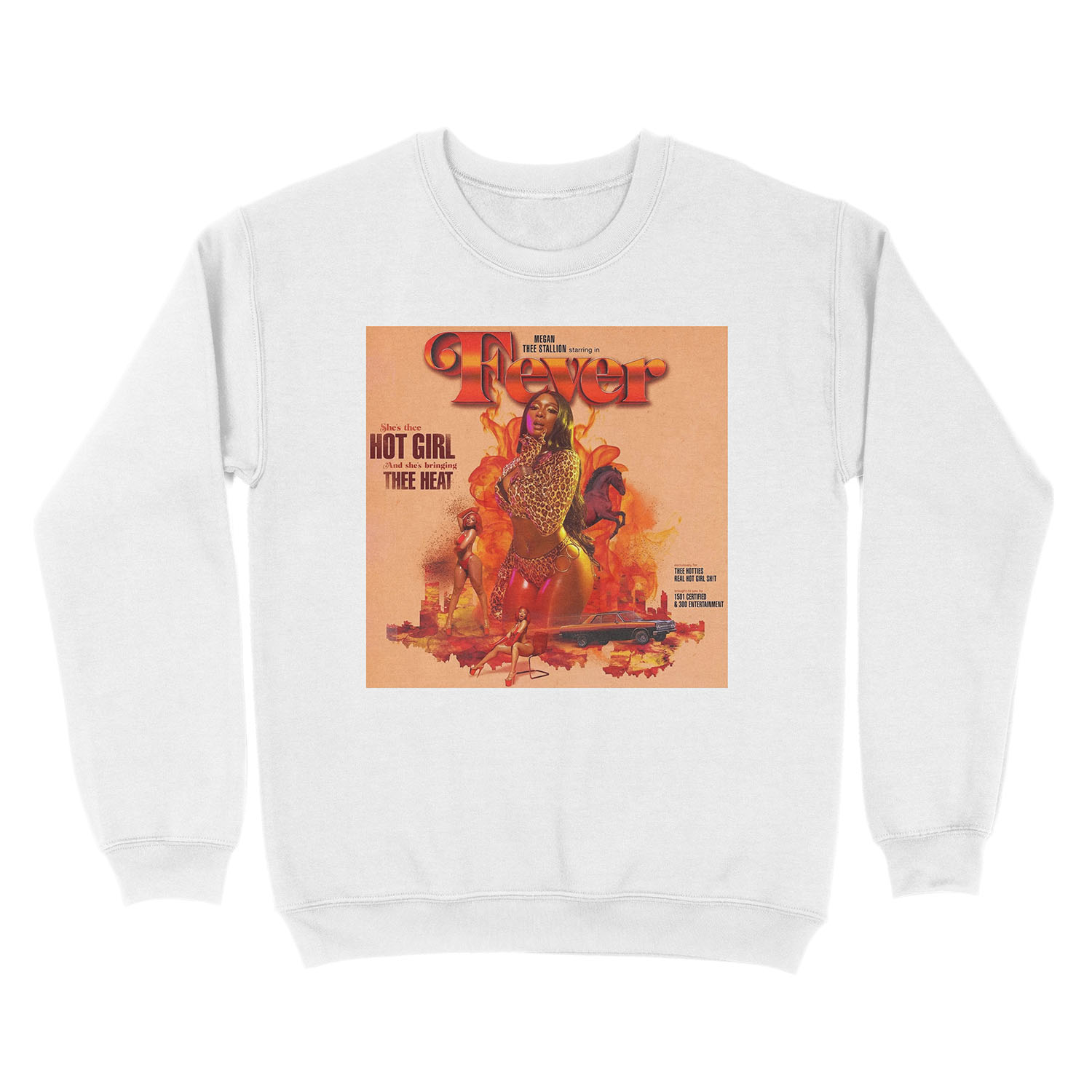Megan thee stallion dress Unisex Crewneck Sweatshirt - Image 2
