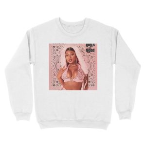 Alternative view of Megan Thee Stallion | Girls In The Hood Unisex Crewneck Sweatshirt