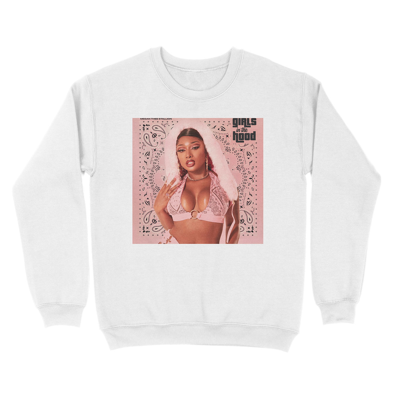Megan Thee Stallion | Girls In The Hood Unisex Crewneck Sweatshirt - Image 2