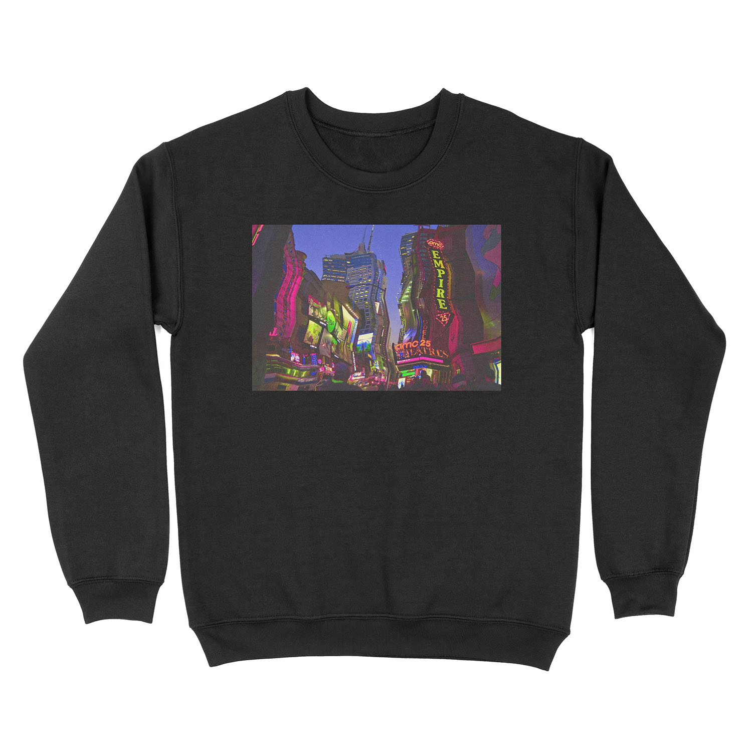 Melting in Times Square Unisex Crewneck Sweatshirt