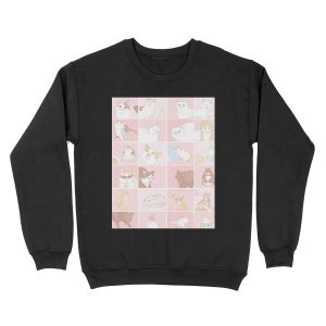 Meme cats Unisex Crewneck Sweatshirt