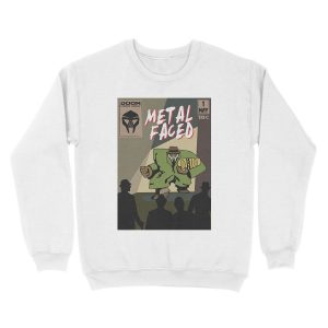 Alternative view of Metal Faced - Comic Cover Unisex Crewneck Sweatshirt