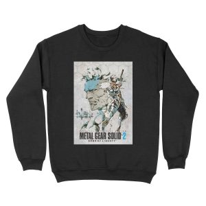 Metal Gear Solid 2 poster Unisex Crewneck Sweatshirt