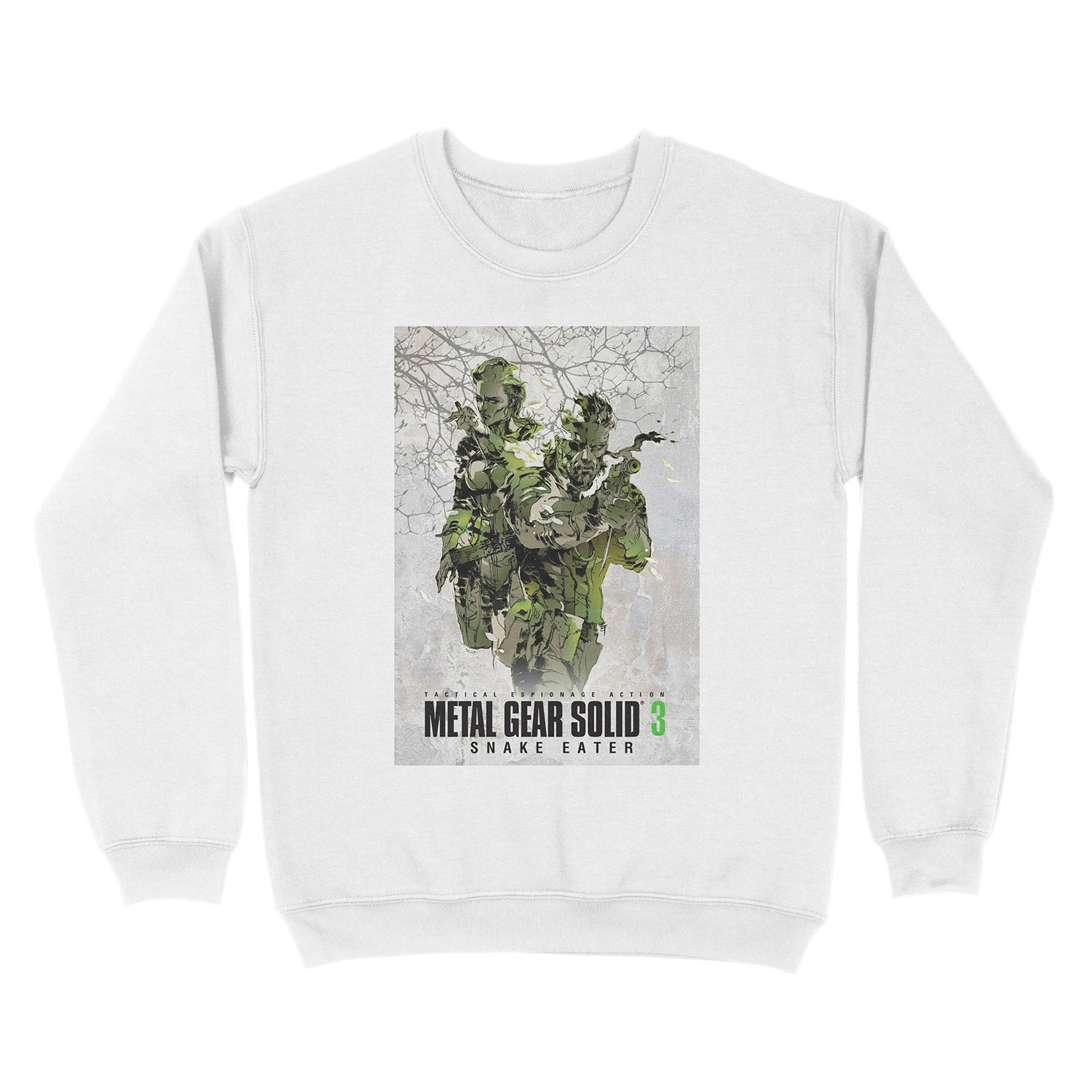 Metal Gear Solid 3 poster Unisex Crewneck Sweatshirt - Image 2