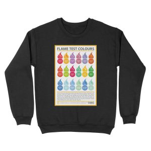 Metal Ion Flame Test Colours Unisex Crewneck Sweatshirt