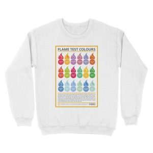 Alternative view of Metal Ion Flame Test Colours Unisex Crewneck Sweatshirt