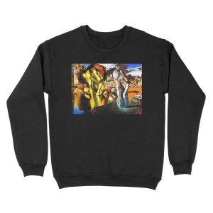 Metamorphosis of Narcissus Salvador Dali Unisex Crewneck Sweatshirt