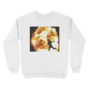 Alternative view of metro boomin not all heroes wear capes Unisex Crewneck Sweatshirt