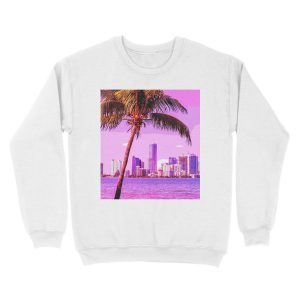 Alternative view of Miami Unisex Crewneck Sweatshirt