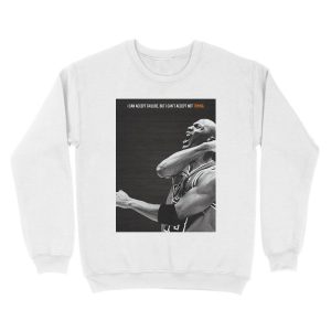 Alternative view of Michael Jordan Motivation Unisex Crewneck Sweatshirt
