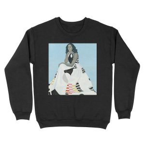 Michelle Portrait Unisex Crewneck Sweatshirt