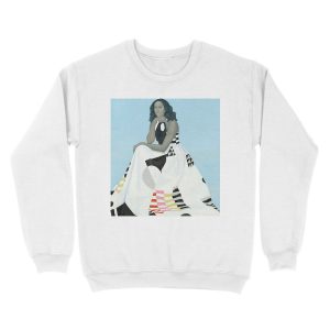 Alternative view of Michelle Portrait Unisex Crewneck Sweatshirt