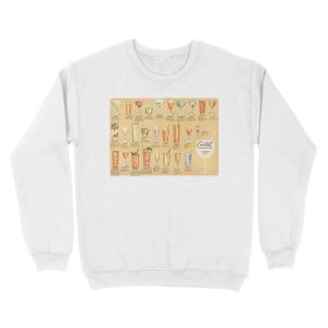 Alternative view of Mid Century Cocktail Suggestions Vintage Design Unisex Crewneck Sweatshirt