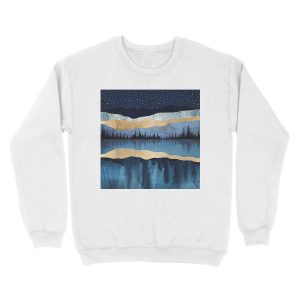 Alternative view of Midnight Lake Unisex Crewneck Sweatshirt