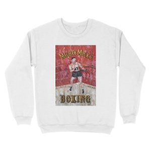 Alternative view of Mighty Mick's Boxing Sign (recreation) Unisex Crewneck Sweatshirt