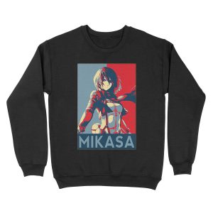 Mikasa Ackerman Shingeki no Kyojin / Attack on Titan Unisex Crewneck Sweatshirt