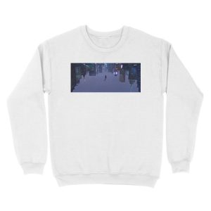 Alternative view of Miles Morales Falling Wide Unisex Crewneck Sweatshirt